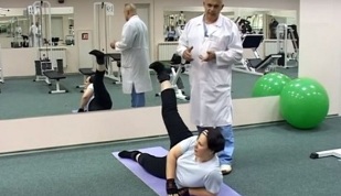gymnastics as a method of treating varicose veins in the pelvis