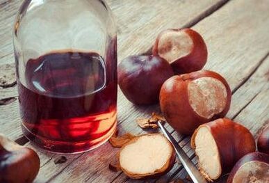infusion of horse chestnut against varicose veins