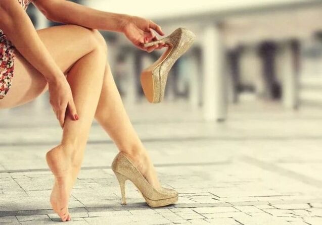 varicose veins come from wearing high heels